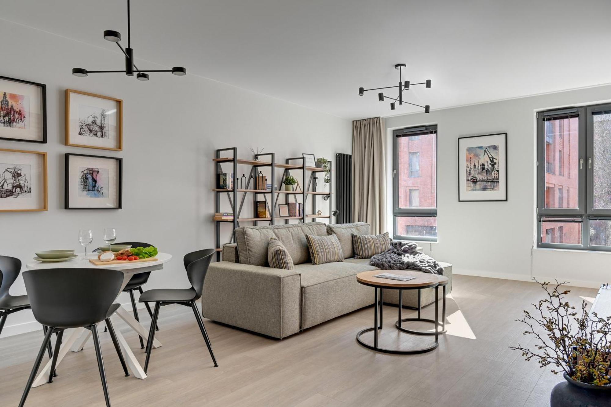 Scala 60H City Center Premium Apartments With Parking By Lion Apartments กดัญสก์ ภายนอก รูปภาพ