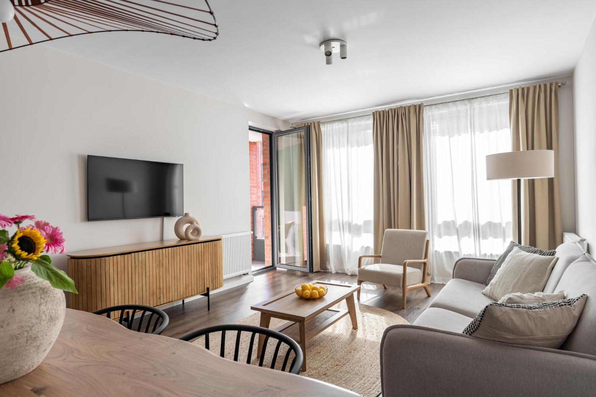 Scala 60H City Center Premium Apartments With Parking By Lion Apartments กดัญสก์ ภายนอก รูปภาพ