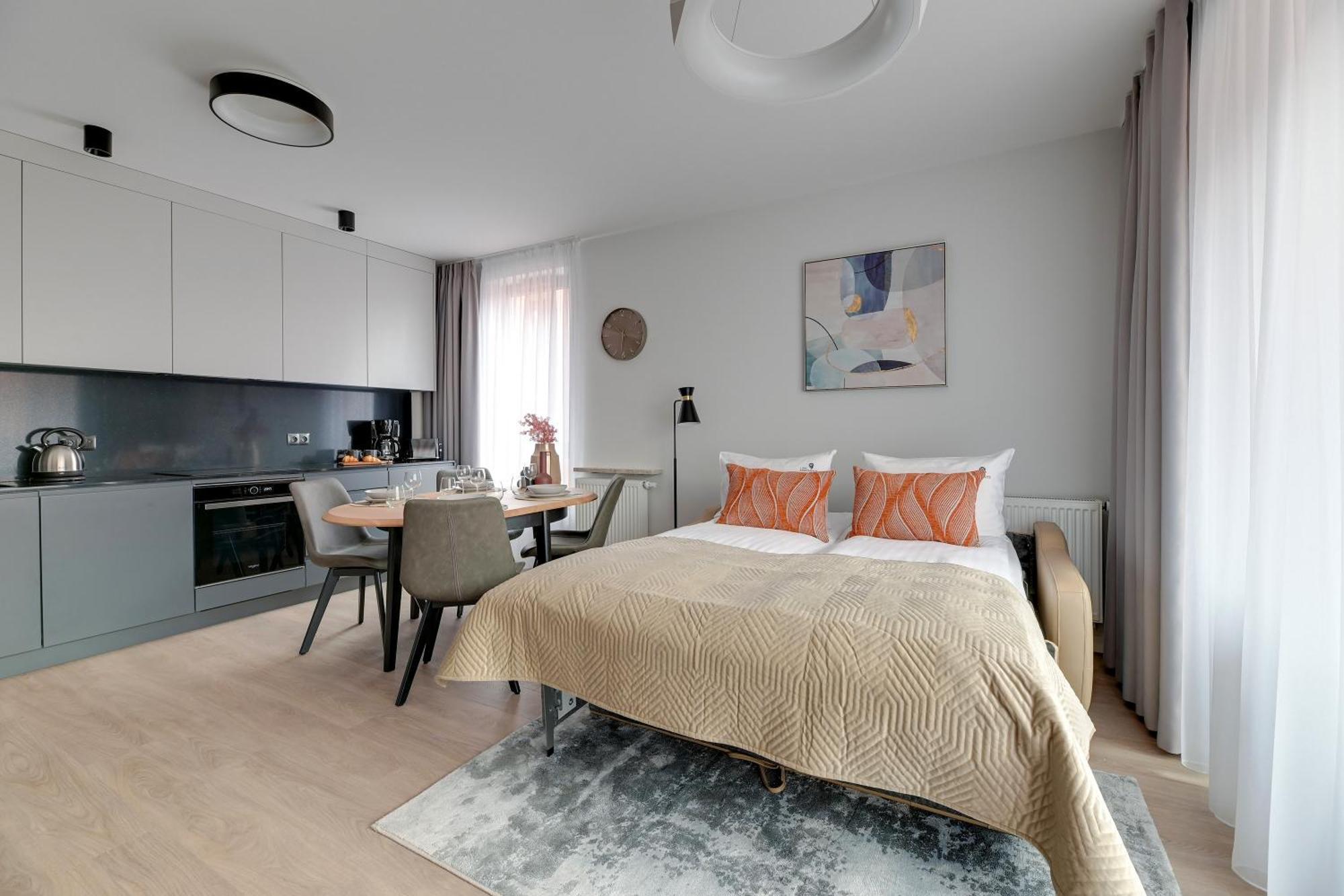 Scala 60H City Center Premium Apartments With Parking By Lion Apartments กดัญสก์ ภายนอก รูปภาพ