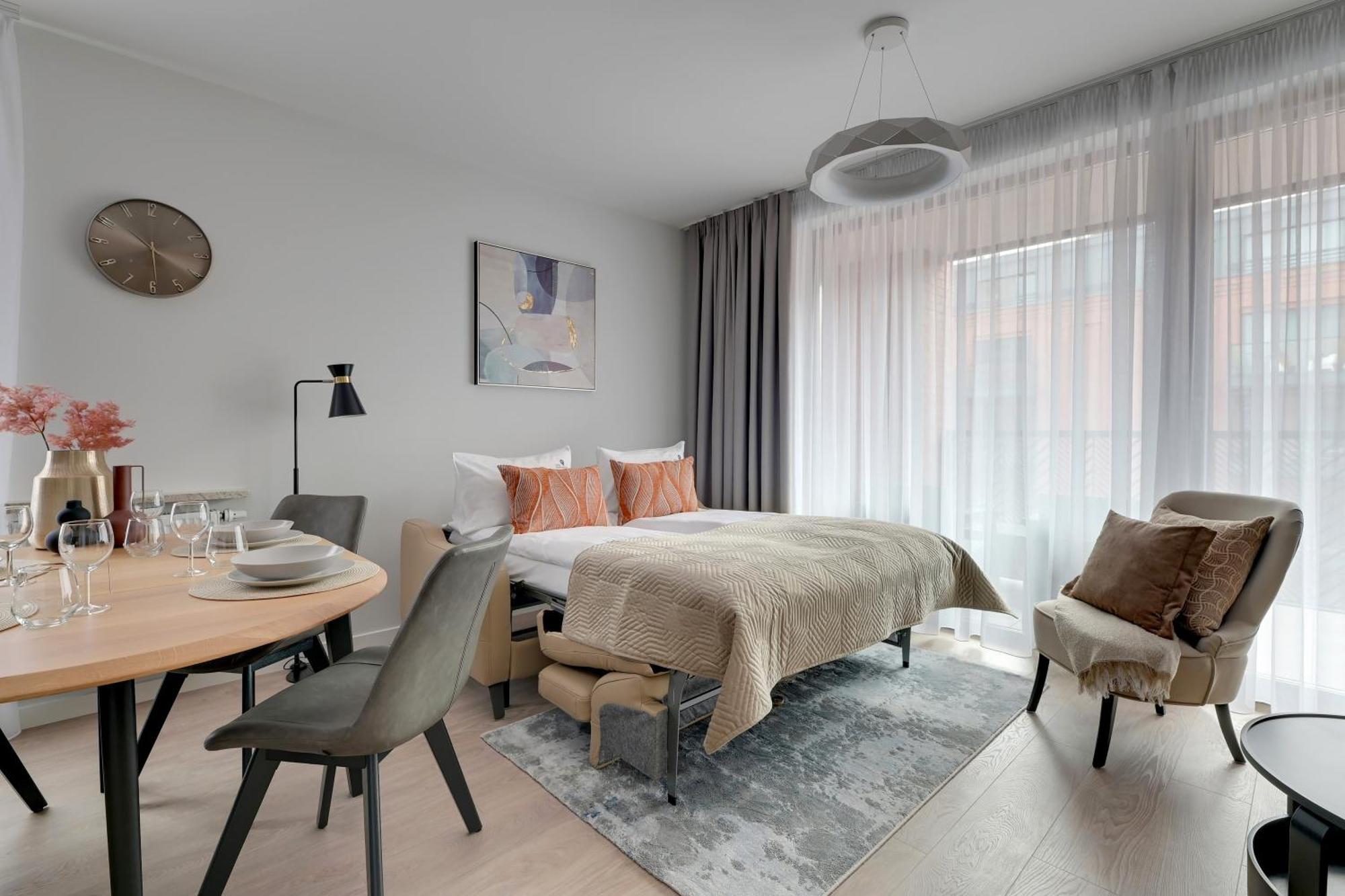 Scala 60H City Center Premium Apartments With Parking By Lion Apartments กดัญสก์ ภายนอก รูปภาพ