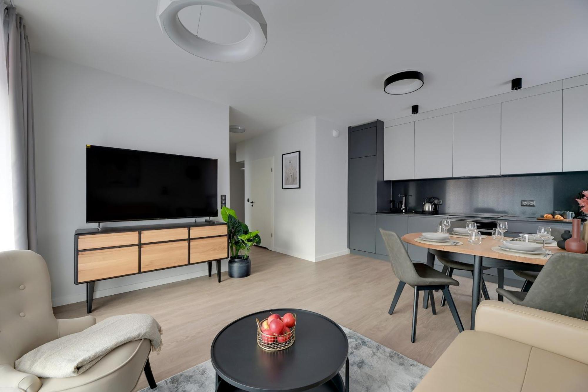 Scala 60H City Center Premium Apartments With Parking By Lion Apartments กดัญสก์ ภายนอก รูปภาพ